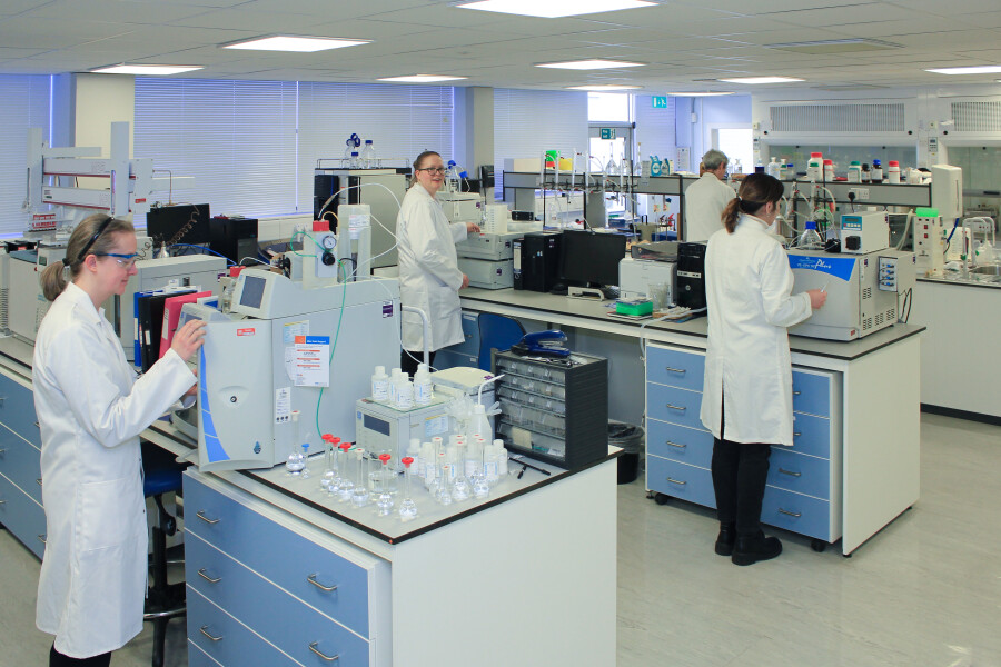 Chemical analysis laboratory